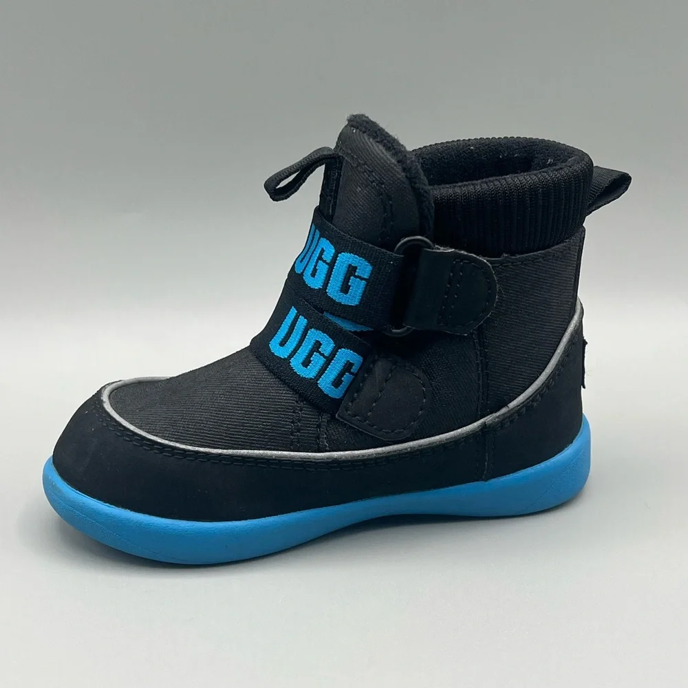 UGG Tabor Chukka Waterproof Black & Blue Snow Boots - Baby Toddler Size‎ 6